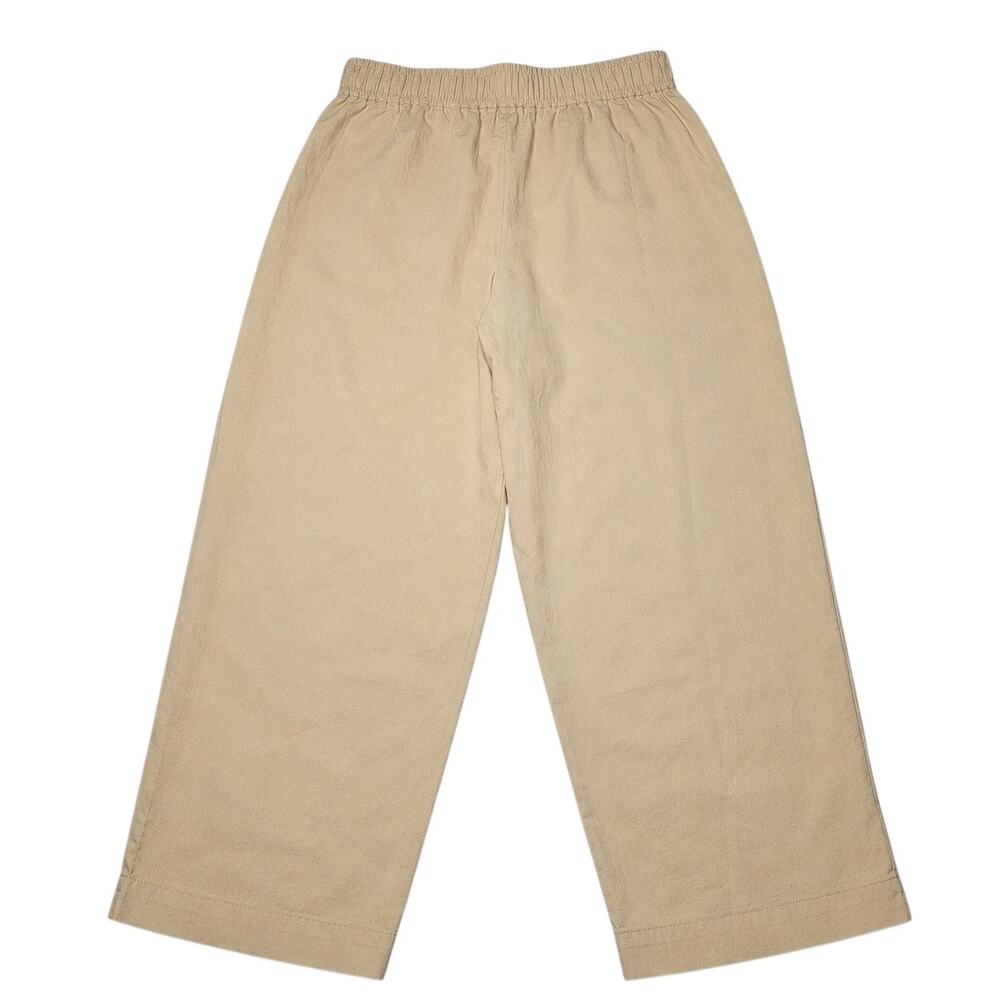 Madewell Pull On Oversized Balloon Pants Desert Dune Beige Cotton Medium - Picture 3 of 8